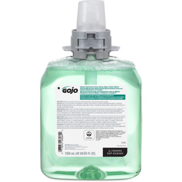 GOJO Foaming Hand Hair & Body Wash Cucumber Melon 5163-04