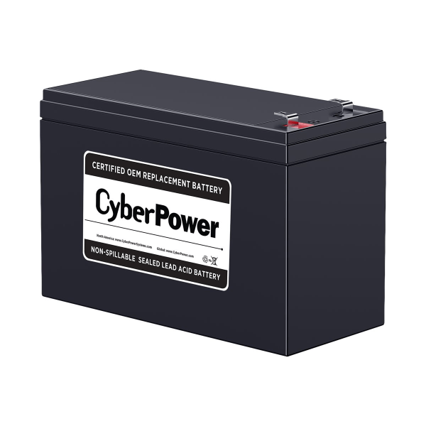 UPS battery - 1 x battery - lead acid - 9 Ah - for AVR Series CP800AVR; Intelligent LCD BRG1000AVRLCD - CyberPower RB1290