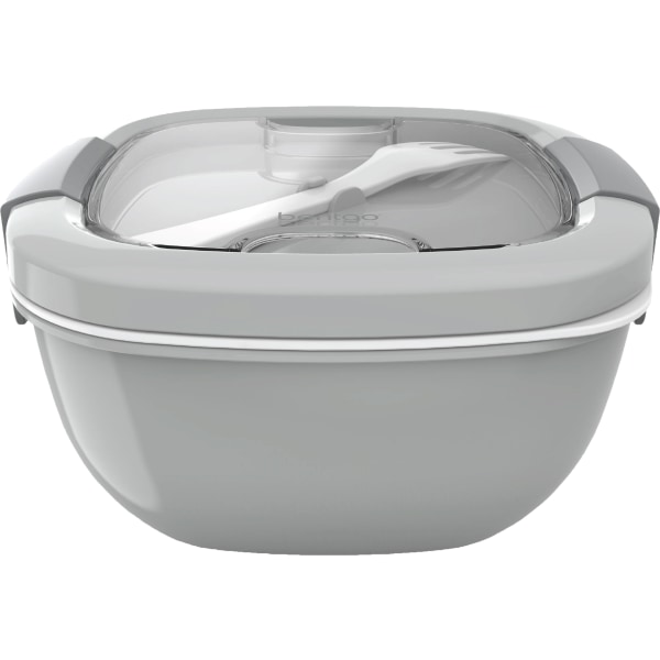Photos - Serving Pieces Bentgo Salad Lunch Container, 4" x 7-1/4", Gray BGOSAL-Y