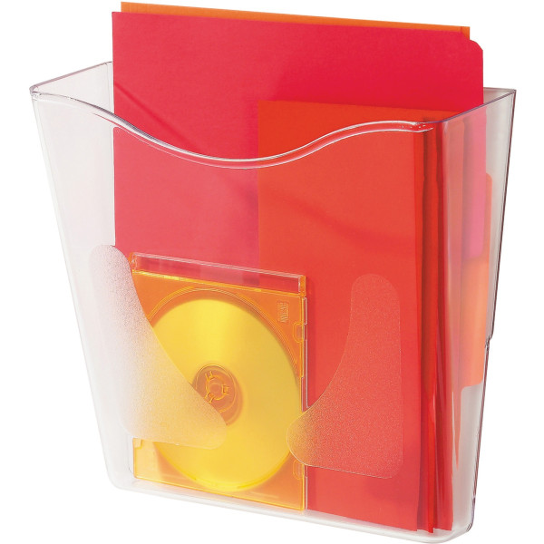 Photos - File Folder / Lever Arch File deflecto Euro-Style DocuPocket Portrait Wall File, 10 1/4 x 10 x 4, Clear 63001