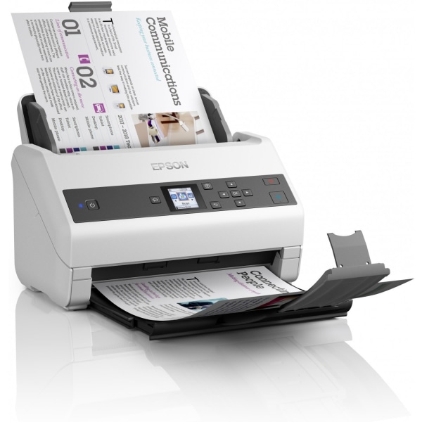 Epson® WorkForce DS-870 Color Duplex Work Group Document Scanner, 8.5"H x 11.6"W x 8.3"D, B11B250201