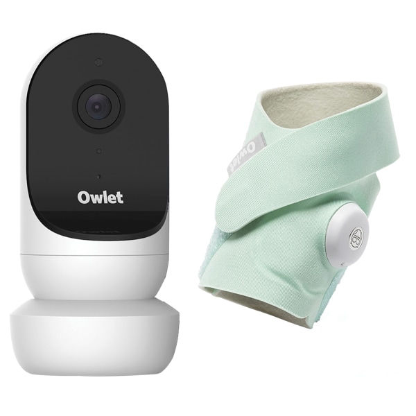 Owlet Dream Duo 2 Smart Baby Monitoring System With Camera And Sock Monitor, Mint -  PS04NMBBJ