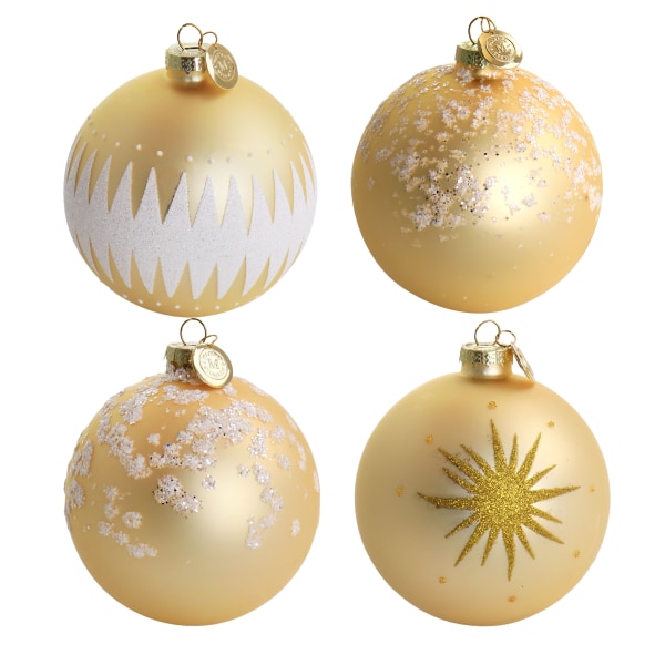 UPC 085081203205 product image for Martha Stewart Holiday Ball Ornament 4-Piece Set, 5