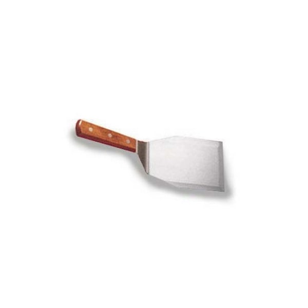 American Metalcraft Stainless-Steel Turner, 4 x 6, Brown