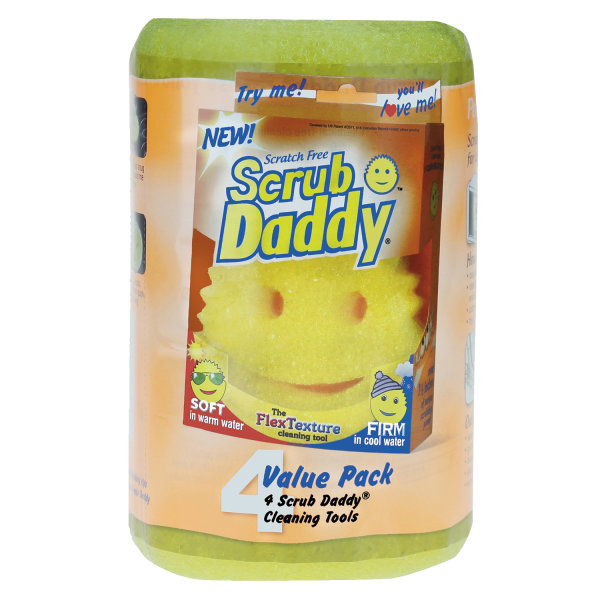 UPC 859547004053 product image for Scrub Daddy Scratch-Free Polymer Foam Scrubbing Sponges, 4 1/8