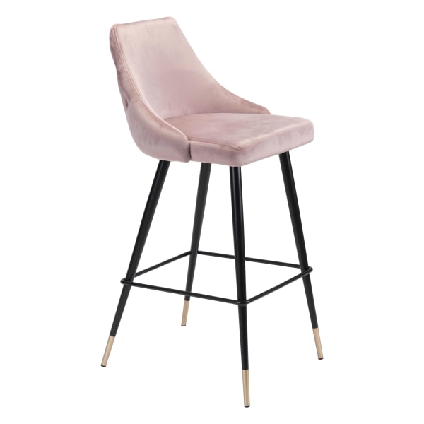 Photos - Chair ZUO Modern� Piccolo Bar , Pink/Black 101096 