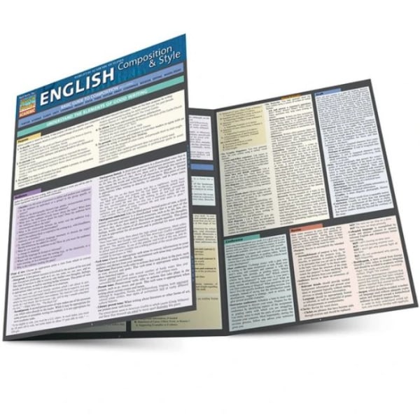 QuickStudy Guide, English Composition & Style, Total Qty 1