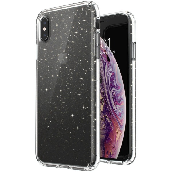 Speck Presidio Clear + Glitter iPhone Xs Max Case