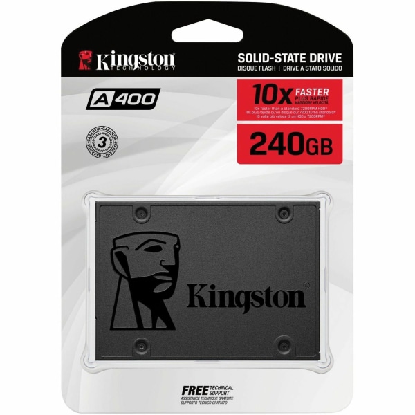 Kingston A400 - SSD - 240 GB - internal - 2.5" - SATA 6Gb/s