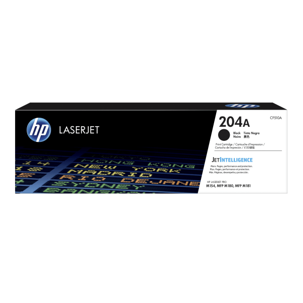204A (CF510A) Black Original LaserJet Toner Cartridge (1,100 Yield)
