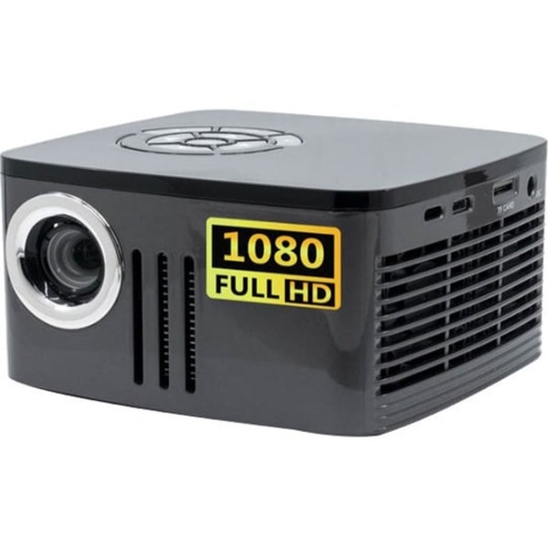 DLP Projector - 16:9 - Gray, Black - 1920 x 1080 - Front - 1080p - 30000 Hour Normal ModeFull HD - 2,000:1 - 600 lm - HDMI - AAXA Technologies KP-750-00