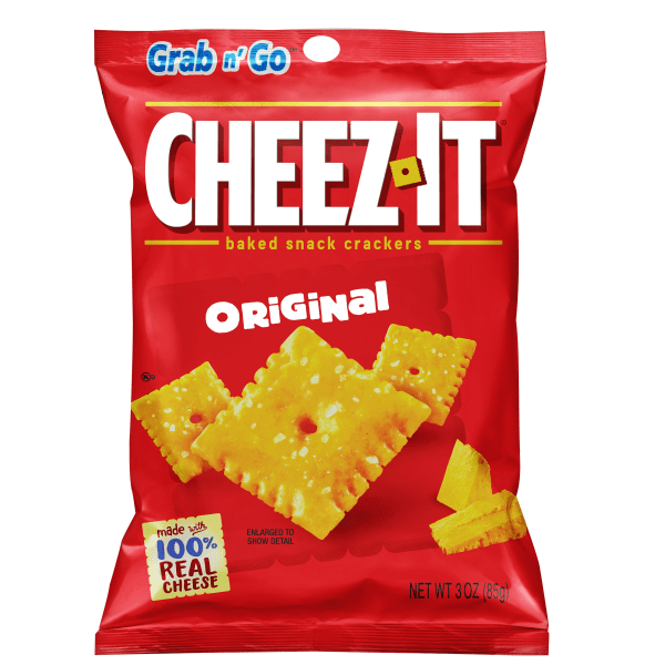 UPC 024100191338 product image for Cheez-It® Baked Snack Crackers, Original Flavor, 3 Oz Bags, Box Of 6 | upcitemdb.com