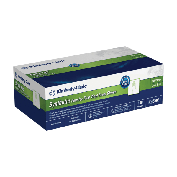 Kimberly-Clark® Safeskin Powder-Free Exam Gloves, Small, Clear, Box Of 100 -  55031