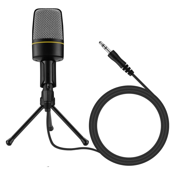 Volkano Stream Media Series Microphone, Black, VK-6505-BK