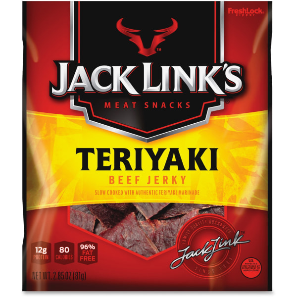 Jacklinks Flavored Beef Jerky – 2.85 oz., Ginger