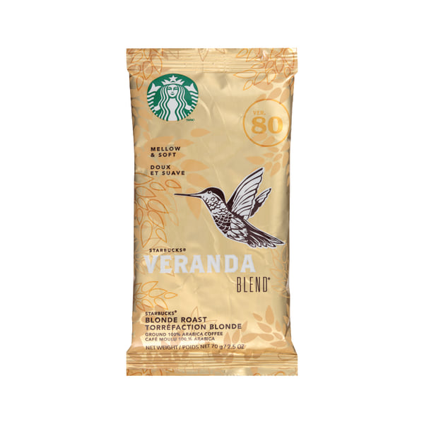 Starbucks SBK11020676 Premium Blonde Roast Ground Coffee, 2.5oz (Pack of 18) Packaging may vary (B00AX1VZIW)