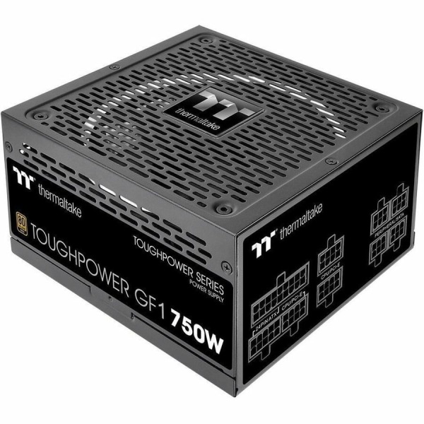 Thermaltake ToughPower GF1 TTP-750AH3FCG Power Supply - Internal - 120 V AC, 230 V AC Input - 3.3 V DC @ 22 A, 5 V DC @ 22 A, 12 V DC @ 62.5 A, 12 V D