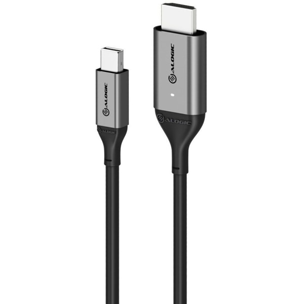 Alogic Ultra Mini DisplayPort 1.4 to HDMI 2.0 Cable - 4K 60Hz - ACTIVE - 6.56 ft HDMI/Mini DisplayPort A/V Cable for Audio/Video Device, Notebook, Pro -  ULMDPHD02-SGR