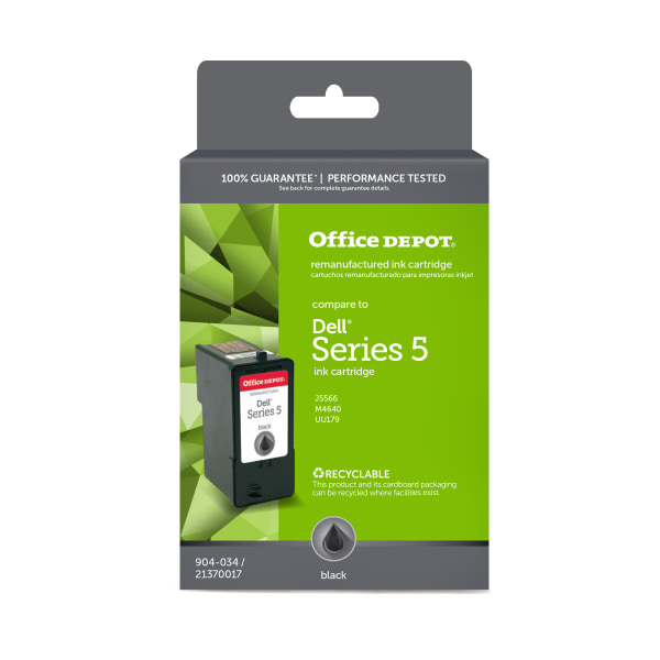 Office Depot Brand Remanufactured Black Ink Cartridge Replacement For Dell 5 3105368