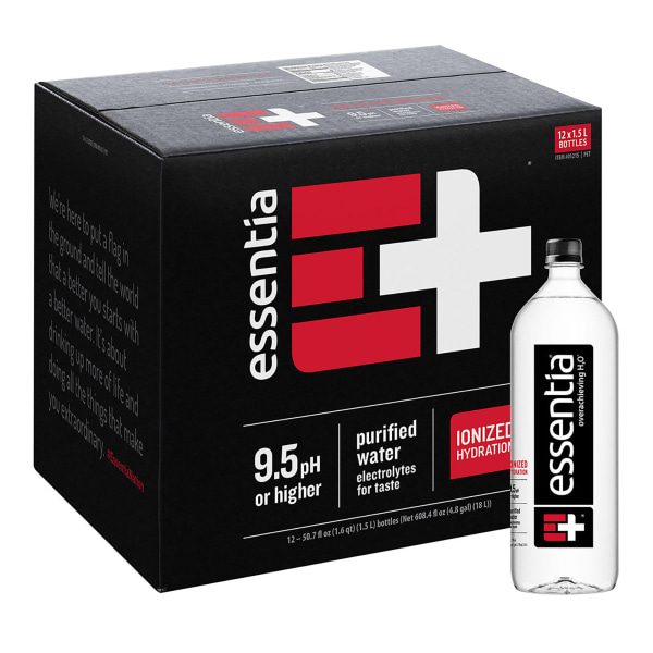 UPC 657227012158 product image for Essentia Ionized Alkaline Water Variety Pack, 50.4 Oz, Pack Of 12 Bottles | upcitemdb.com