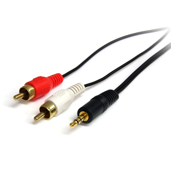 StarTech.com - Stereo Audio cable - RCA (M) - mini-phone stereo 3.5 mm (M) - 0.91 m - Connect your Computer or Audio Player to an RCA Audio Device - m -  MU3MMRCA