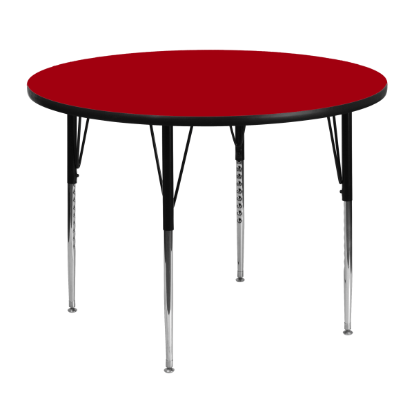 Flash Furniture XU-A48-RND-RED-T-A-GG