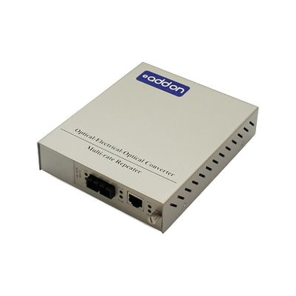 AddOn 10/100/1000Base-TX(RJ-45) to 1000Base-LX(SC) SMF 1310nm 20km Standalone Media Converter Card Kit - 100% compatible and guaranteed to work