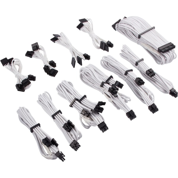 UPC 843591079594 product image for Corsair Premium Individually Sleeved PSU Cables Pro Kit Type 4 Gen 4 - White - F | upcitemdb.com