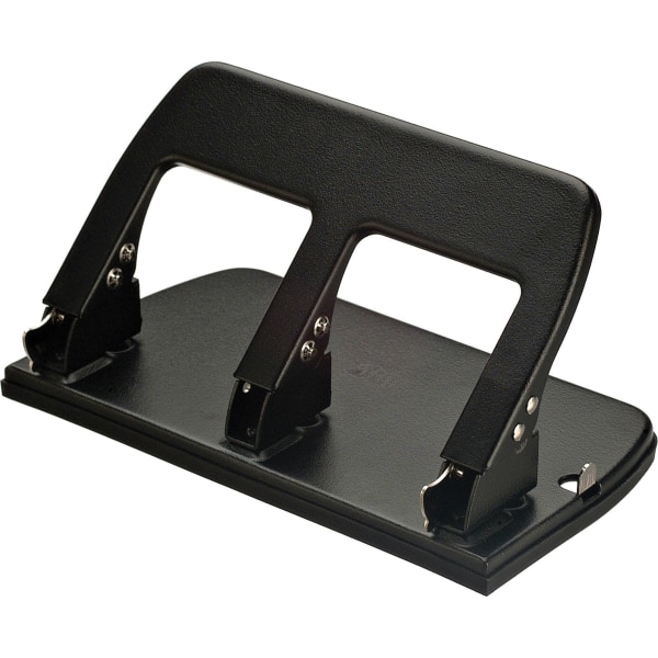 UPC 042491900889 product image for Office Depot® Brand Medium-Duty Fixed-Head 3-Hole Punch, Black | upcitemdb.com