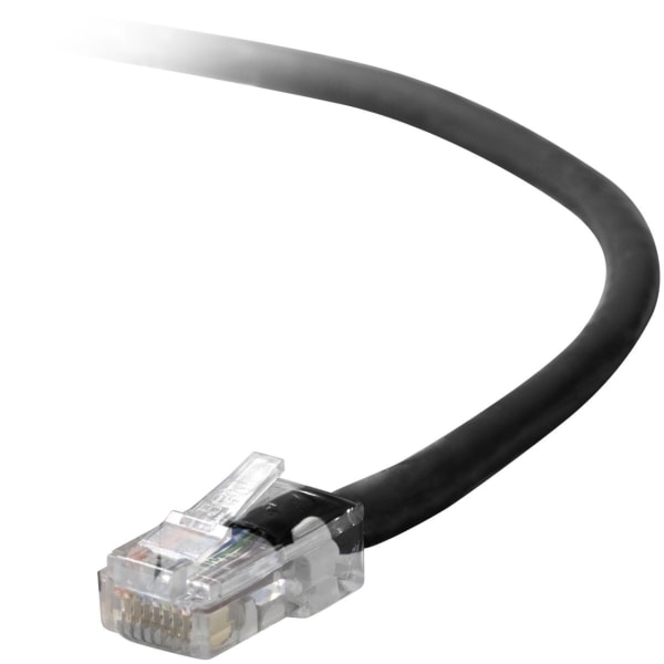 UPC 722868119372 product image for Belkin Cat5e Patch Cable - RJ-45 Male - RJ-45 Male - 15ft - Black | upcitemdb.com