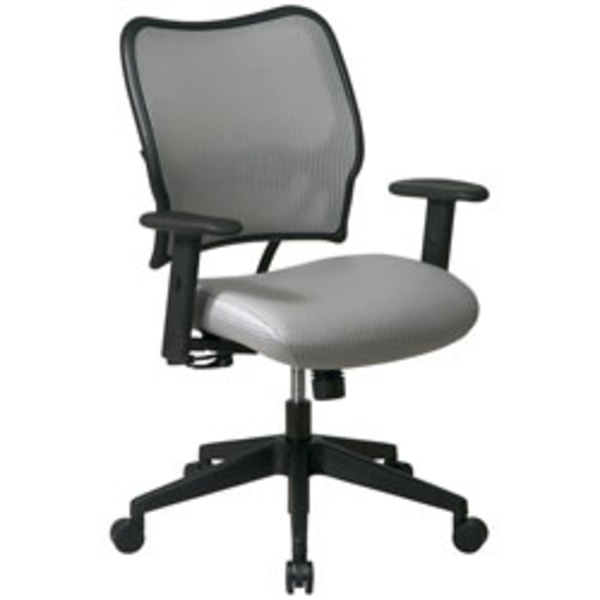 Office Star Deluxe Task Chair With VeraFlex Seat And Back, Shadow/Black