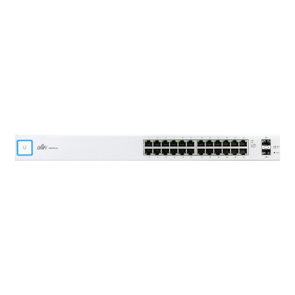 Ubiquiti Managed Gigabit Switch with SFP - 24 Ports - Gigabit Ethernet - 10/100/1000Base-TX, 1000Base-X - 2 Layer Supported - Modular - 2 SFP Slots - 