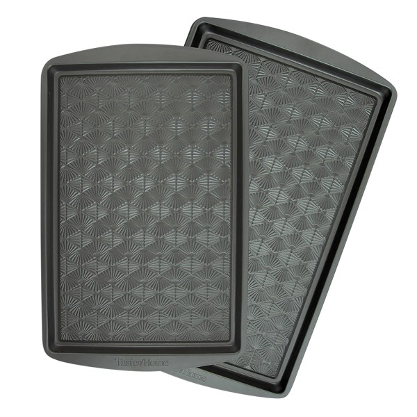 Taste of Home® 2-Piece Metal Nonstick Baking Sheet Set, Ash Gray