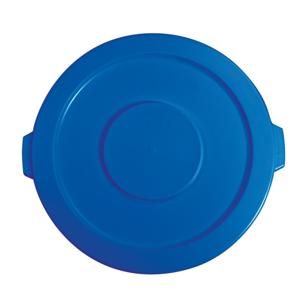 Rubbermaid Brute 2631 - Waste basket lid - round - high-density polyethylene (HDPE) - blue - for P/N: FG263206 BLUE