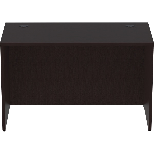 Lorell Essentials Series 48 W Desk Shell, Espresso (LLR18210) | Quill