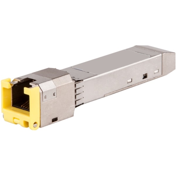 Aruba 1G SFP RJ45 T 100m Cat5e Transceiver - For Data Networking, Optical Network - 1 x RJ-45 1000Base-T Network - Twisted PairGigabit Ethernet - 1000