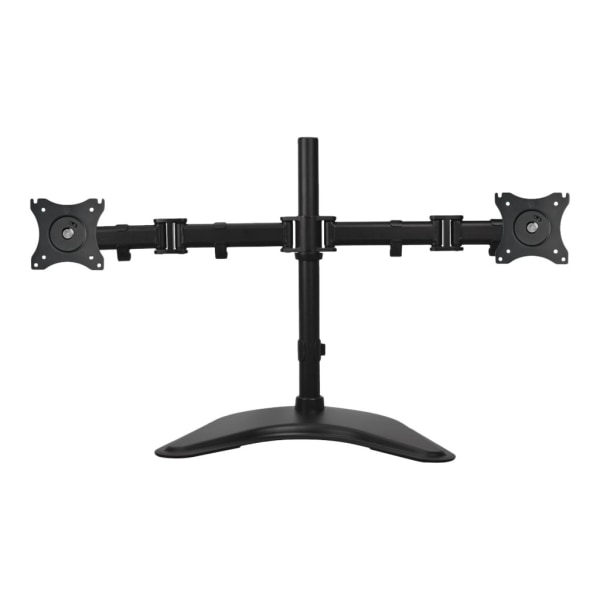 SIIG Articulated Freestanding Dual Monitor Desk Stand - 13""-27"" - Mounting kit (desk stand, 2 articulating arms) - for 2 LCD displays - steel - screen -  CE-MT1U12-S1
