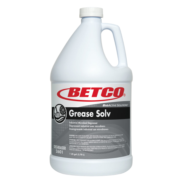 Betco® BioActive Solutions™ Grease Solvents, Rain Fresh Scent, 143.28 Oz Bottle, Case Of 4 -  26010400