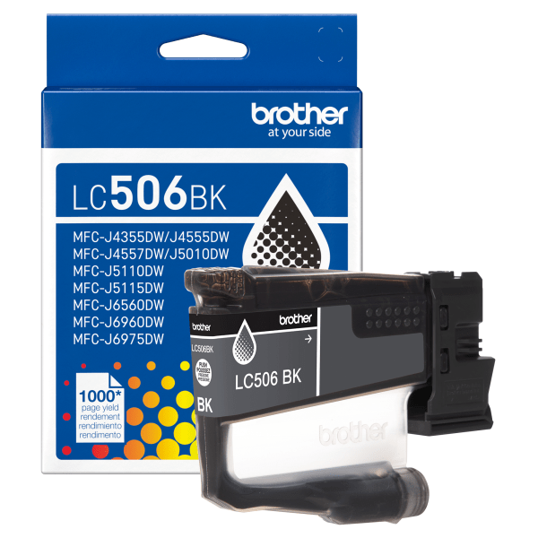 Brother LC506BK Black Standard Yield Ink Cartridge