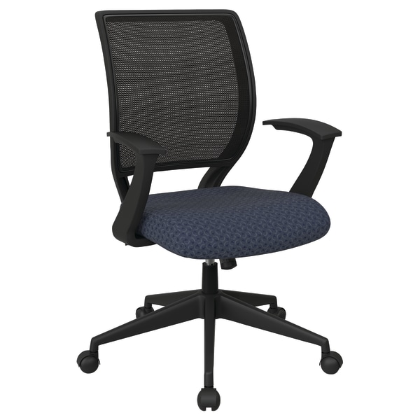 Office Star Work Smart Mesh Task Chair, Cadet/Black