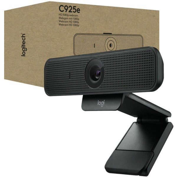 Logitech C925e 1080p Business Webcam for Video Conferencing in Black