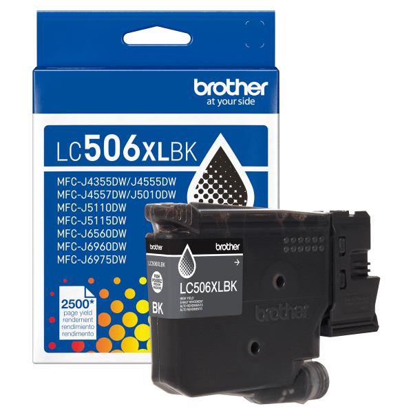 Brother LC506XLBK Black High Yield Ink Cartridge