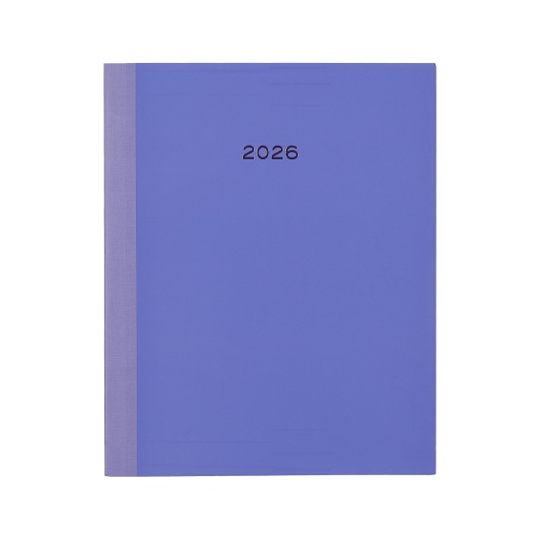 2026 Organized by Happy Planner Monthly/Weekly Classic Book Bound Soft Planner, 7-3/4" x 9-3/4", Periwinkle, January To December, PB0006C006