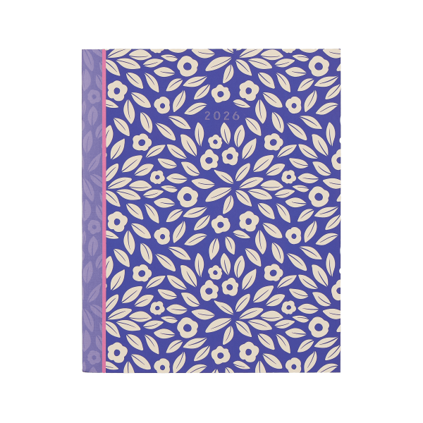 2026 Organized by Happy Planner Monthly/Weekly Classic Book Bound Soft Planner, 7-3/4" x 9-3/4", Flower Burst, January To December, PB0006C005