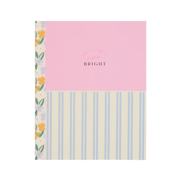 2026 Organized by Happy Planner Monthly/Weekly Classic Book Bound Soft Planner, 7-3/4" x 9-3/4", Bloom With Color, January To December, PB0006C002