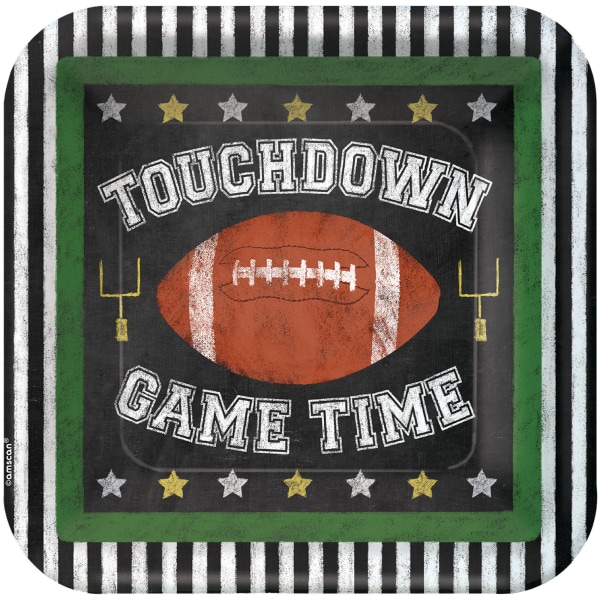 UPC 013051779863 product image for Amscan Paper Football Game Time Square Plates, 9