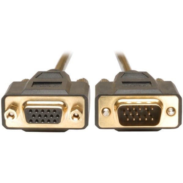 Photos - Cable (video, audio, USB) TrippLite Tripp Lite VGA Monitor Extension Cable 640x480  10 ft. (3.05 m) - HD-15 Male - HD-15 Female - 10ft P510-010 (HD15 M/F)