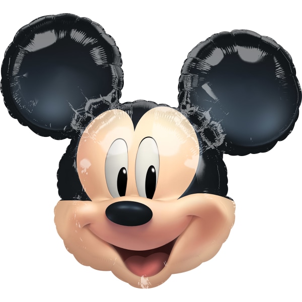 Amscan Character Foil Balloon, 27", Mickey Mouse Head