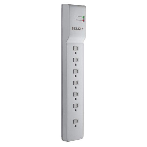 UPC 722868739235 product image for Belkin Commercial 7-Outlet Surge Suppressor, 6', White | upcitemdb.com