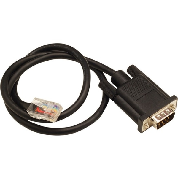 Photos - Cable (video, audio, USB) DIGI DTE Crossover Cable - DB-9 Female - RJ-45 Male - 4ft 76000645 